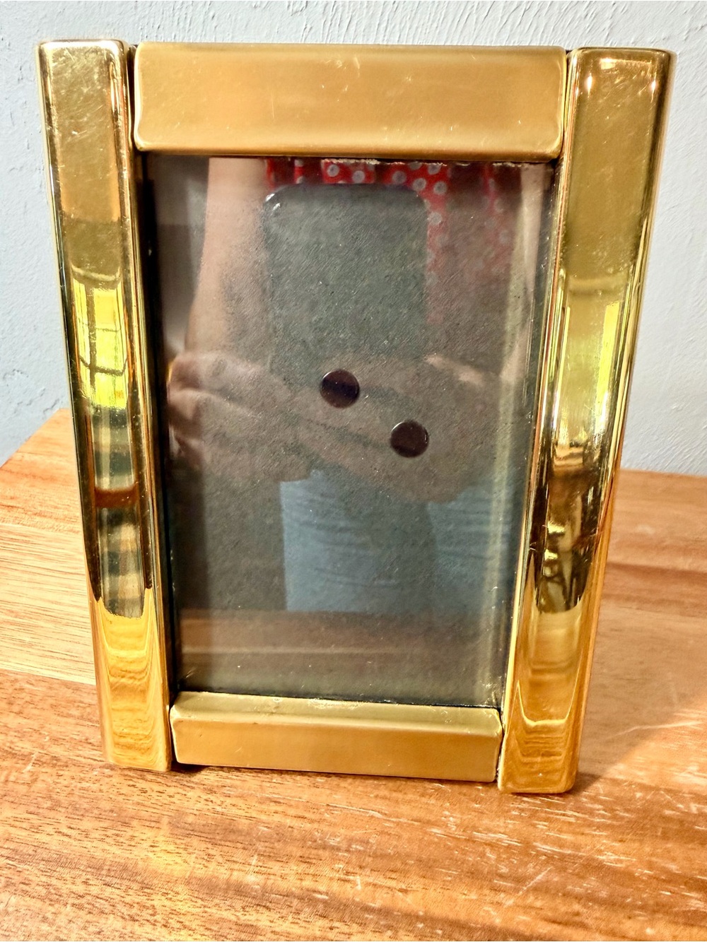 Vintage Brass Finish Photo Frame - Gold Picture Frame for Home Accents - Picture 6 of 12